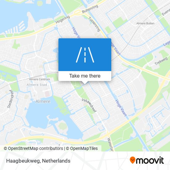 Haagbeukweg Karte