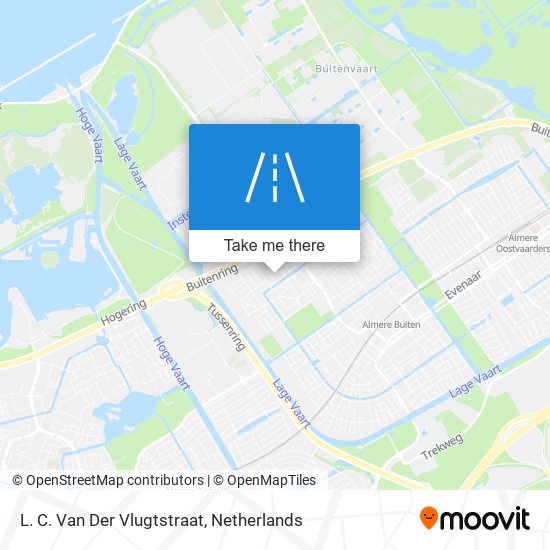 L. C. Van Der Vlugtstraat map