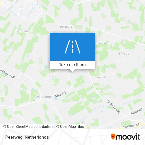 Peerweg map
