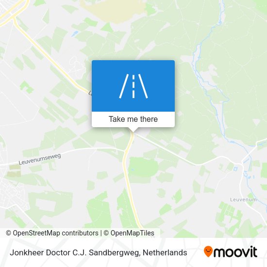 Jonkheer Doctor C.J. Sandbergweg map