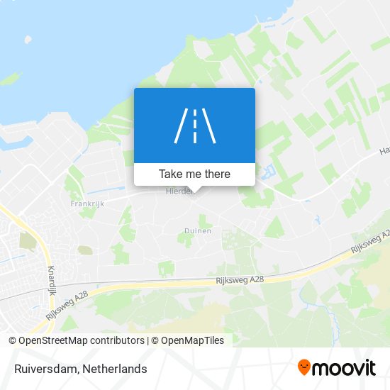 Ruiversdam map