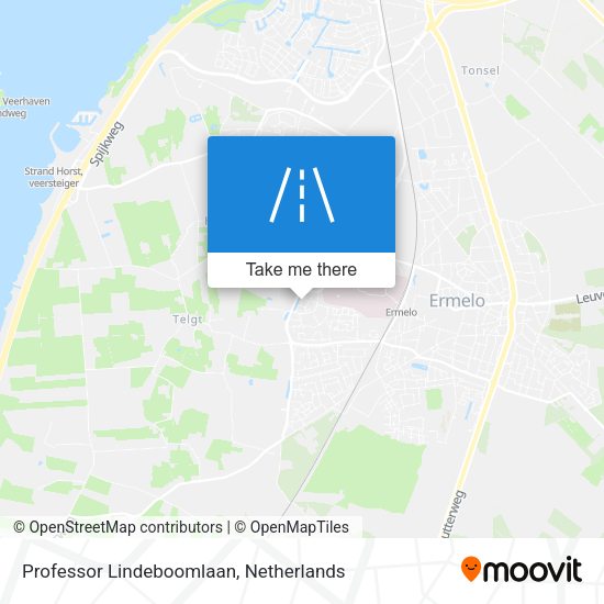 Professor Lindeboomlaan map