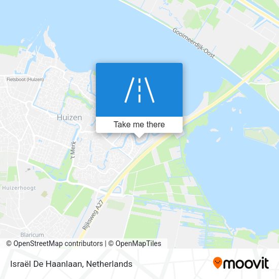 Israël De Haanlaan map