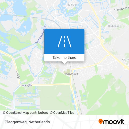 Plaggenweg map