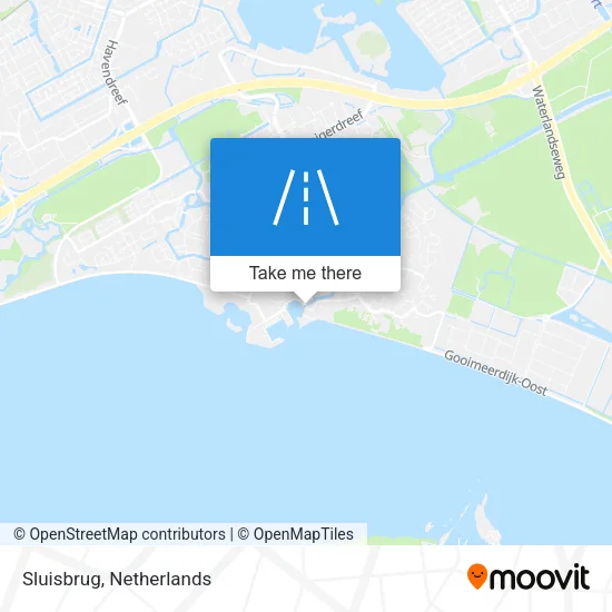 Sluisbrug map