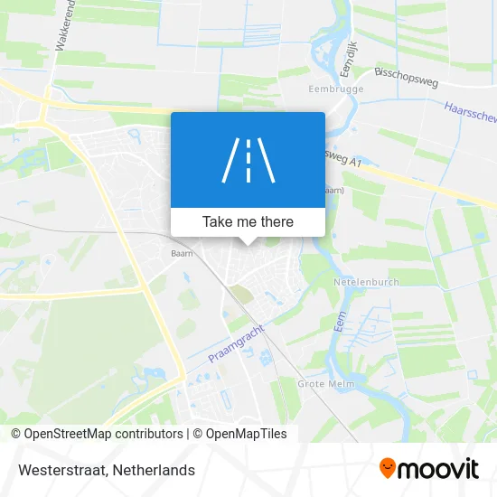 Westerstraat map
