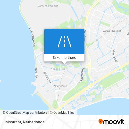 Isisstraat map