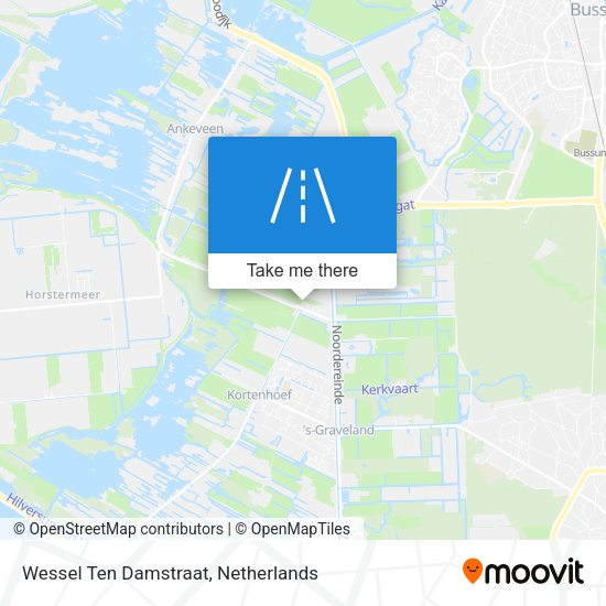 Wessel Ten Damstraat map