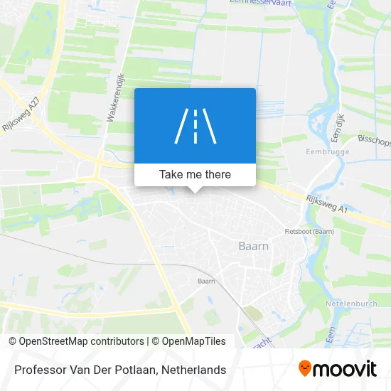 Professor Van Der Potlaan map