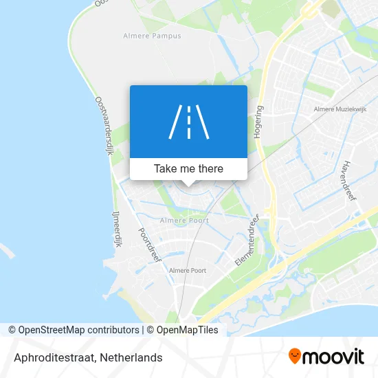 Aphroditestraat map