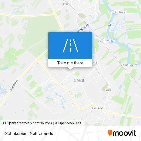 Schrikslaan map