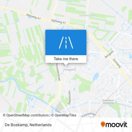 De Boskamp map