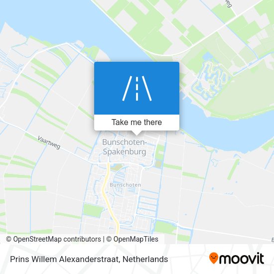Prins Willem Alexanderstraat map