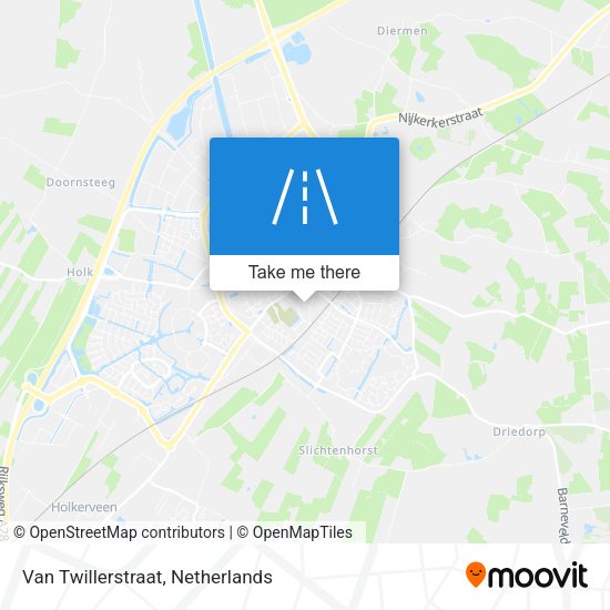 Van Twillerstraat map