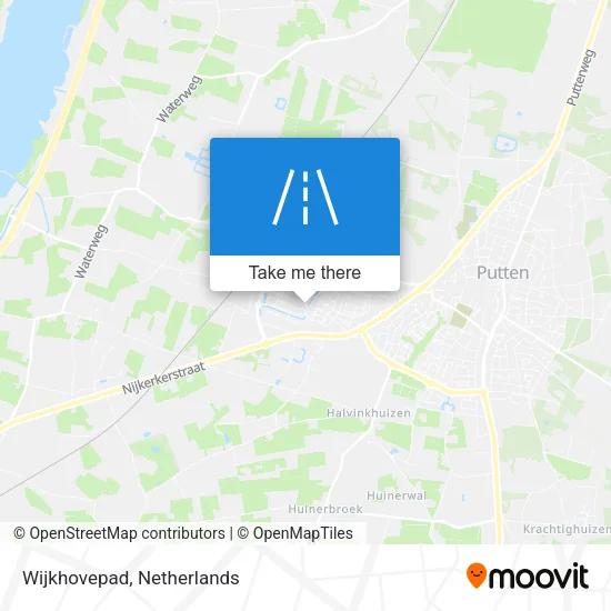 Wijkhovepad map
