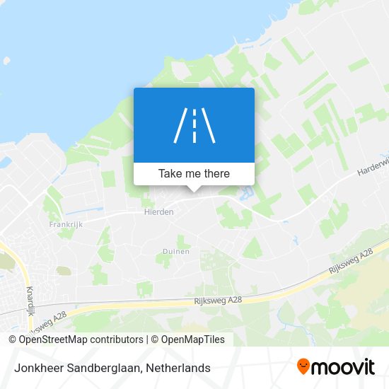 Jonkheer Sandberglaan map