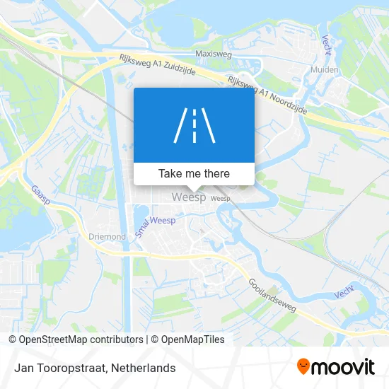 Jan Tooropstraat map