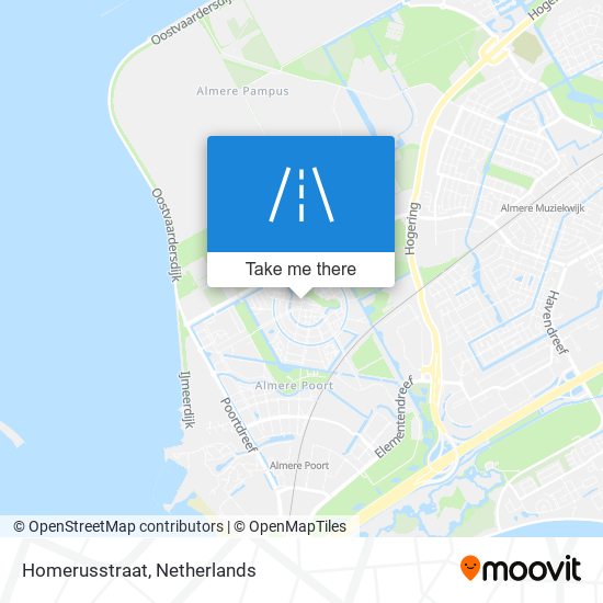 Homerusstraat map