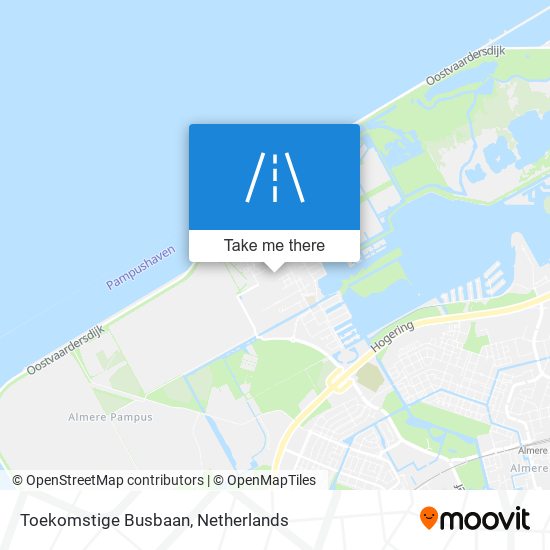 Toekomstige Busbaan map