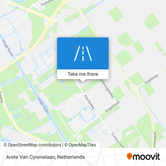 Arete Van Cyrenelaan map