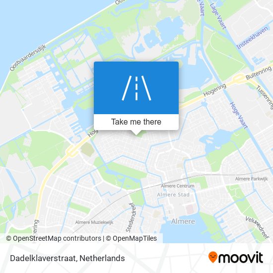 Dadelklaverstraat map