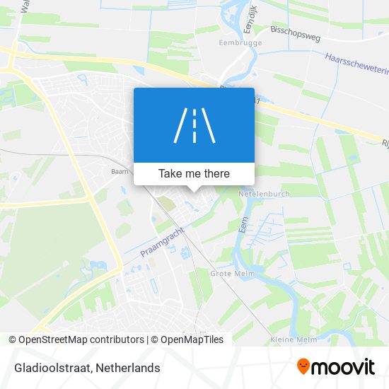 Gladioolstraat Karte