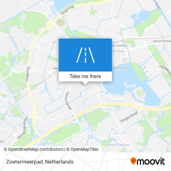 Zoetermeerpad map