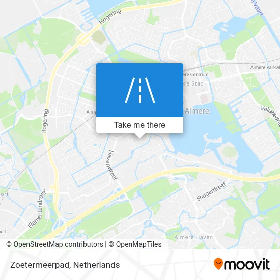 Zoetermeerpad map