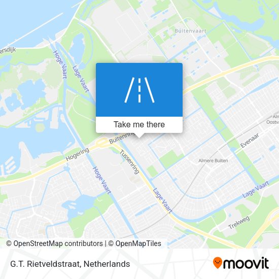 G.T. Rietveldstraat map