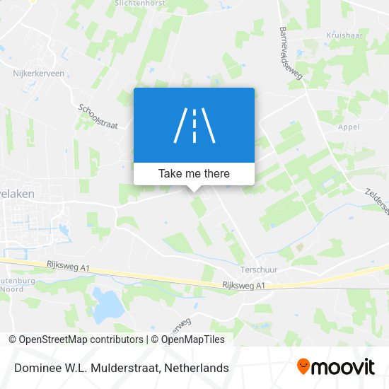 Dominee W.L. Mulderstraat map
