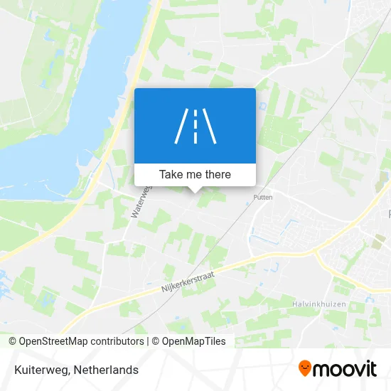 Kuiterweg map