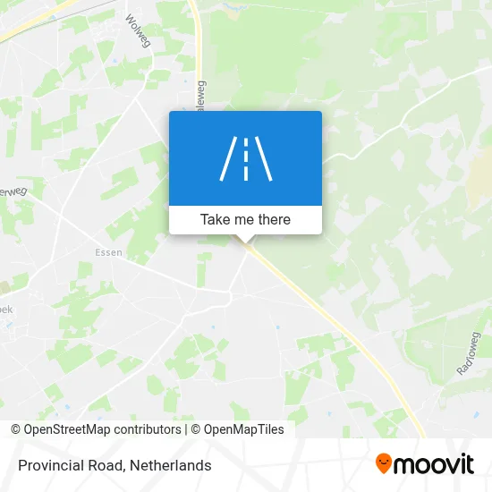Provincialeweg map
