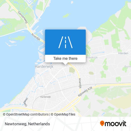 Newtonweg map