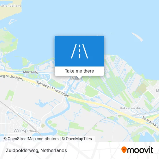 Zuidpolderweg map