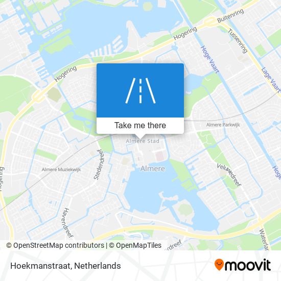 Hoekmanstraat map