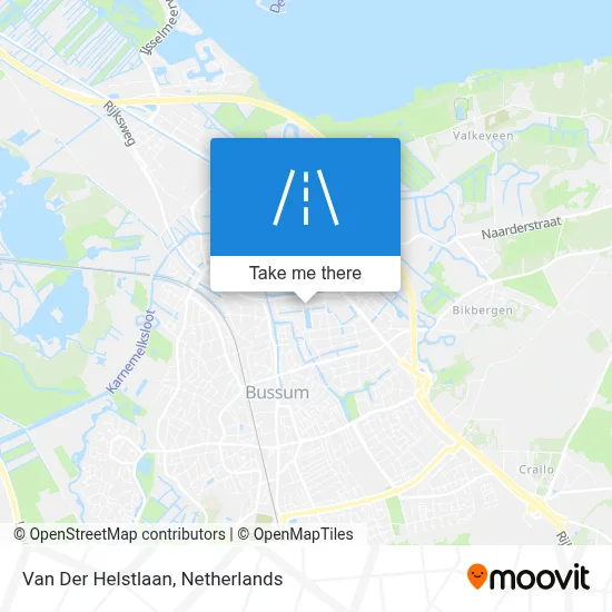 Van Der Helstlaan map