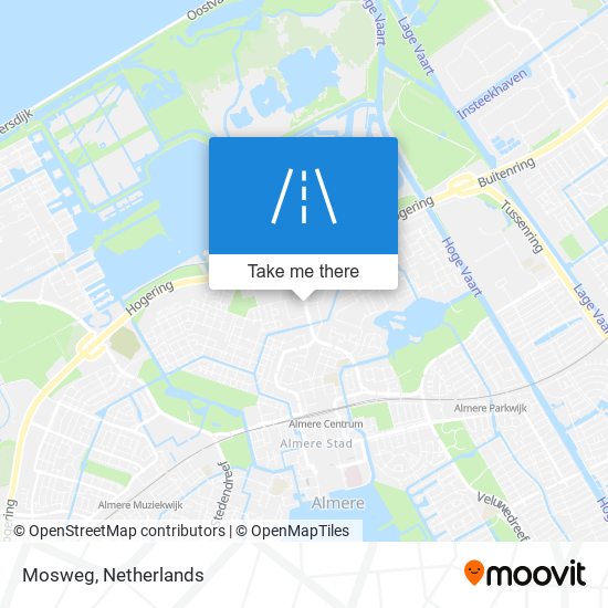 Mosweg map