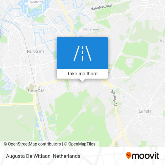 Augusta De Witlaan map