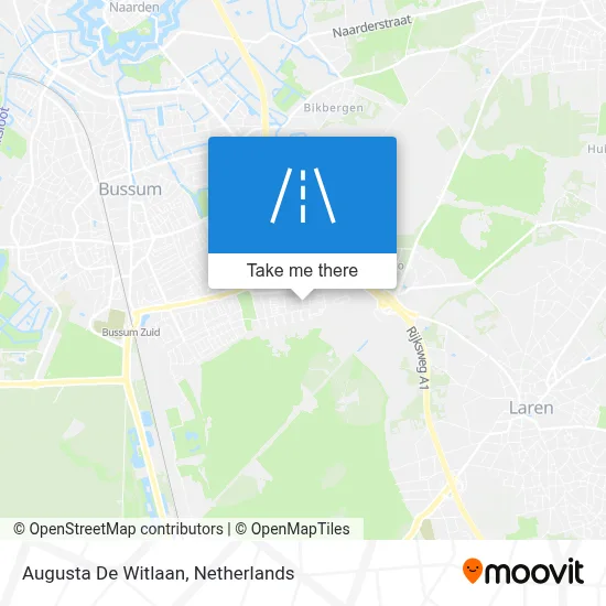 Augusta De Witlaan map