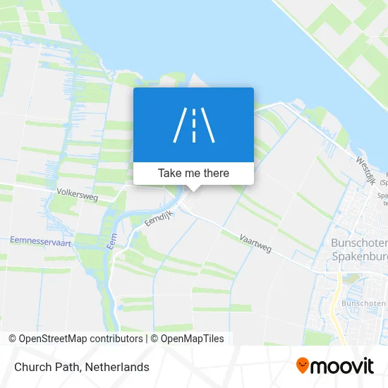 Kerkepad map