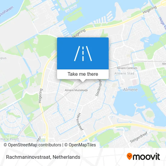 Rachmaninovstraat map
