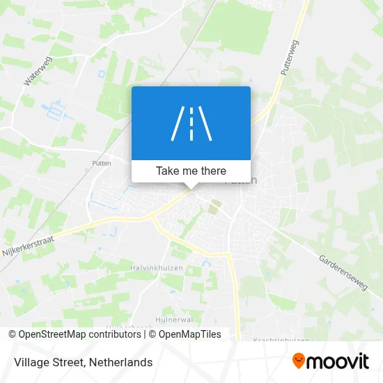 Dorpsstraat map