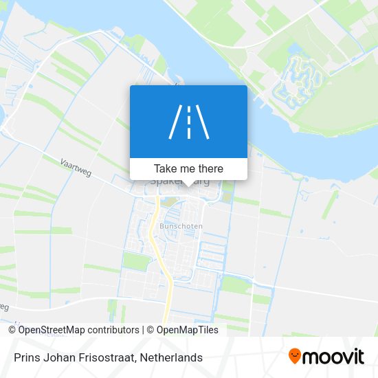 Prins Johan Frisostraat map