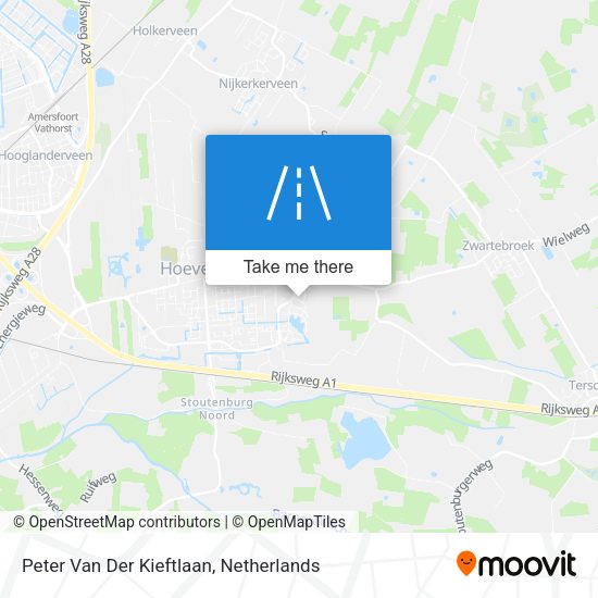 Peter Van Der Kieftlaan map