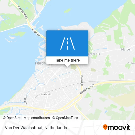 Van Der Waalsstraat map