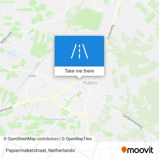 Papiermakerstraat map