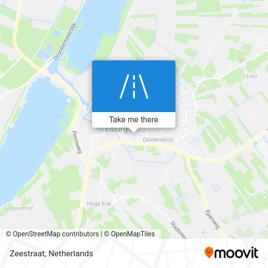 Zeestraat map