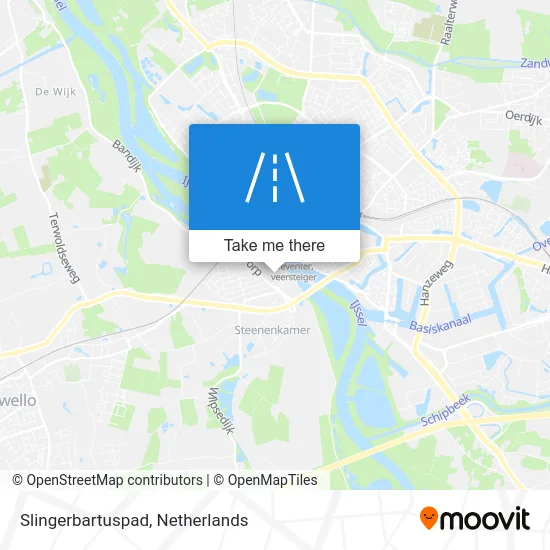 Slingerbartuspad Karte