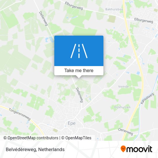 Belvédèreweg map