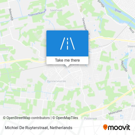 Michiel De Ruyterstraat map